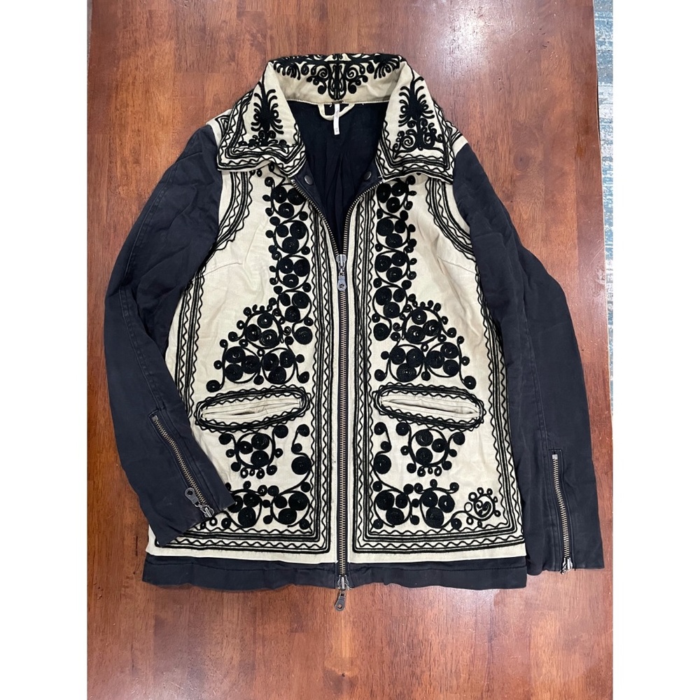 Free people embroidered coat
